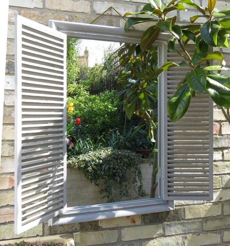 The 25+ Best Garden Mirrors Ideas On Pinterest | Outdoor Mirror Within Large Garden Mirrors (View 7 of 30)