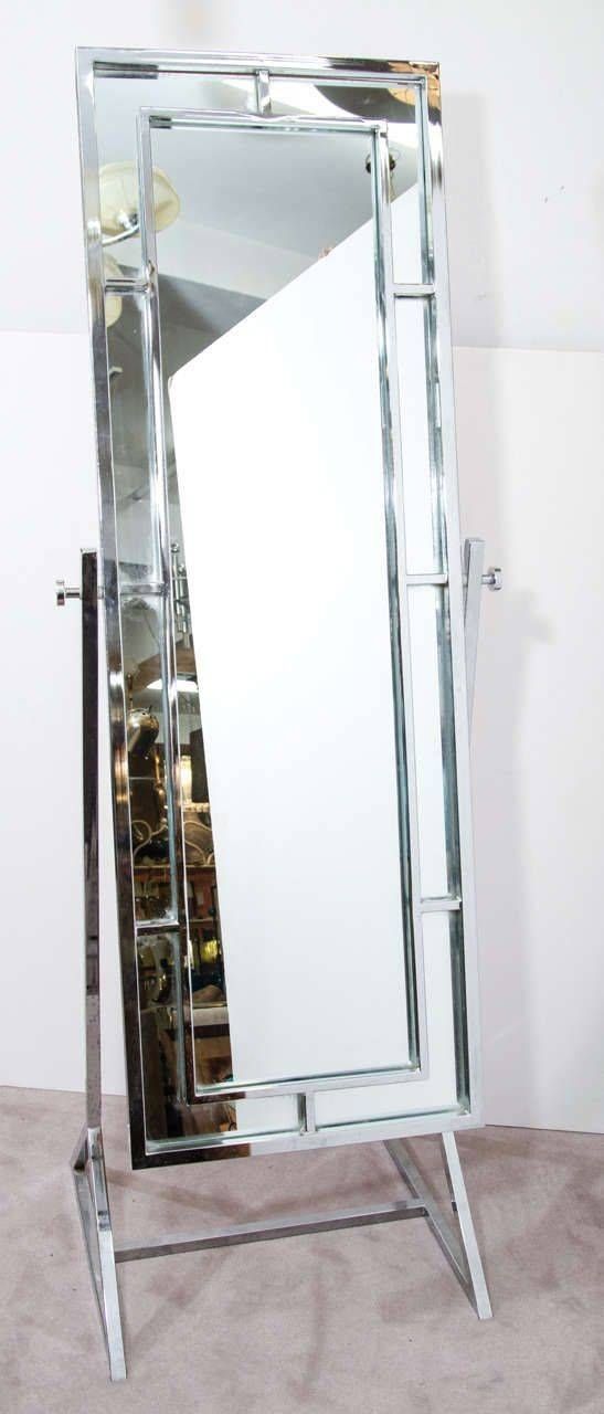 The 25+ Best Midcentury Floor Mirrors Ideas On Pinterest Intended For Chrome Floor Mirrors (Photo 17 of 20)