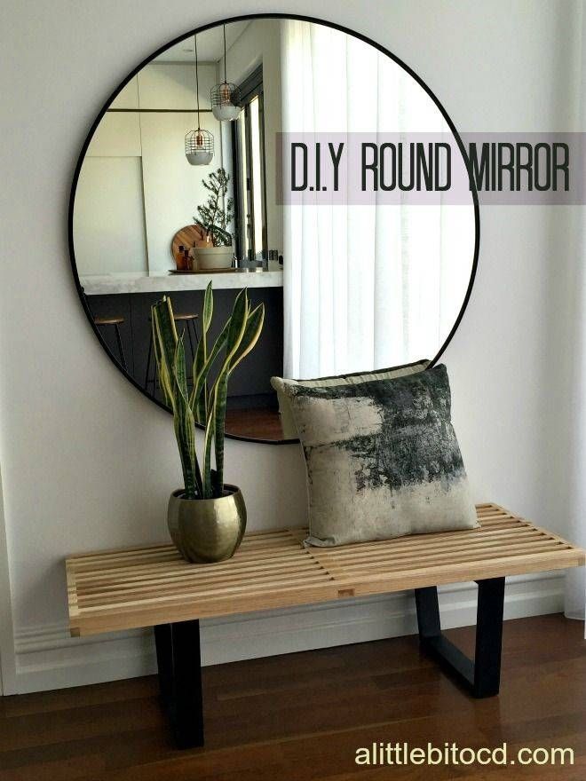 The 25+ Best Round Mirrors Ideas On Pinterest | Small Round Inside Huge Round Mirrors (View 15 of 30)