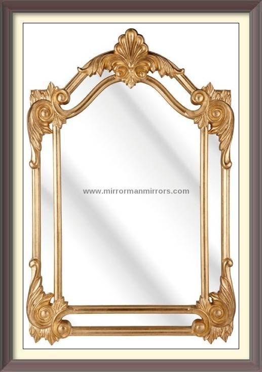 The Gold Baroque Mirror The Gold Baroque Mirror [] – £395.00 Intended For Baroque Gold Mirrors (Photo 3 of 20)