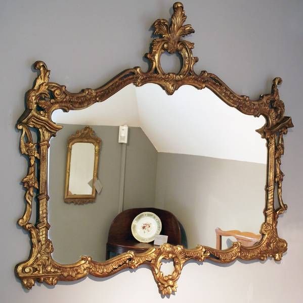 The Smooth Wave On Antique Wall Mirrors | Stakinc Pertaining To Old Fashioned Mirrors (View 11 of 20)