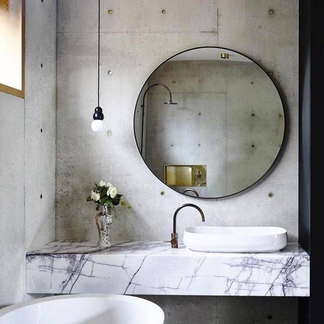 This Chic Item Can Make Any Room Look Bigger | Mydomaine For Large Circle Mirrors (Photo 11 of 20)