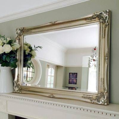Timeless Classic Champagne Silver Gilt Swept Mirror In Champagne Mirrors (View 3 of 20)