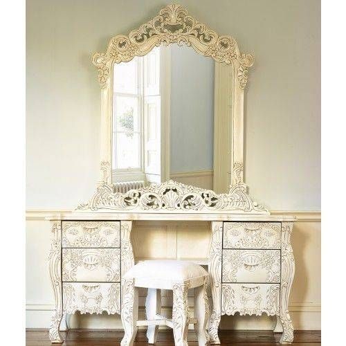 Top 25+ Best Cream Dressing Tables Ideas On Pinterest | Superbowl With Regard To Antique Cream Mirrors (Photo 13 of 20)