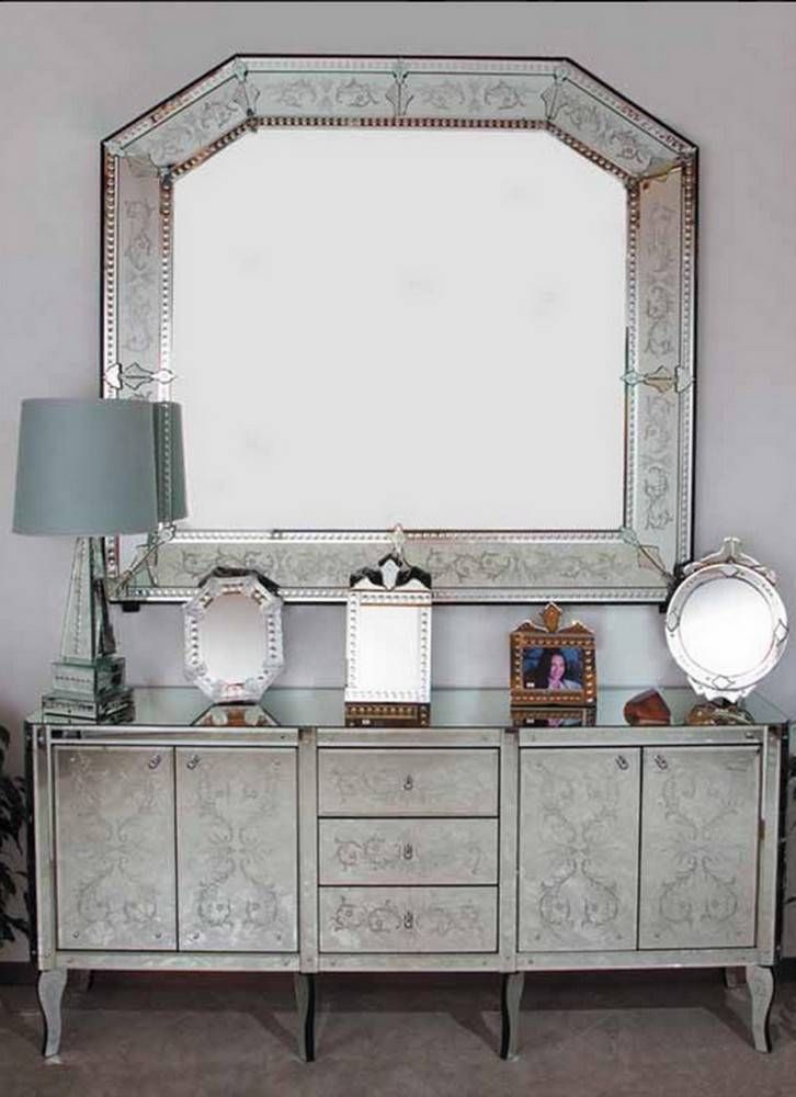 Transparents Et Mirrors – Hifigeny Custom Furniture Pertaining To Venetian Sideboard Mirrors (Photo 7 of 20)