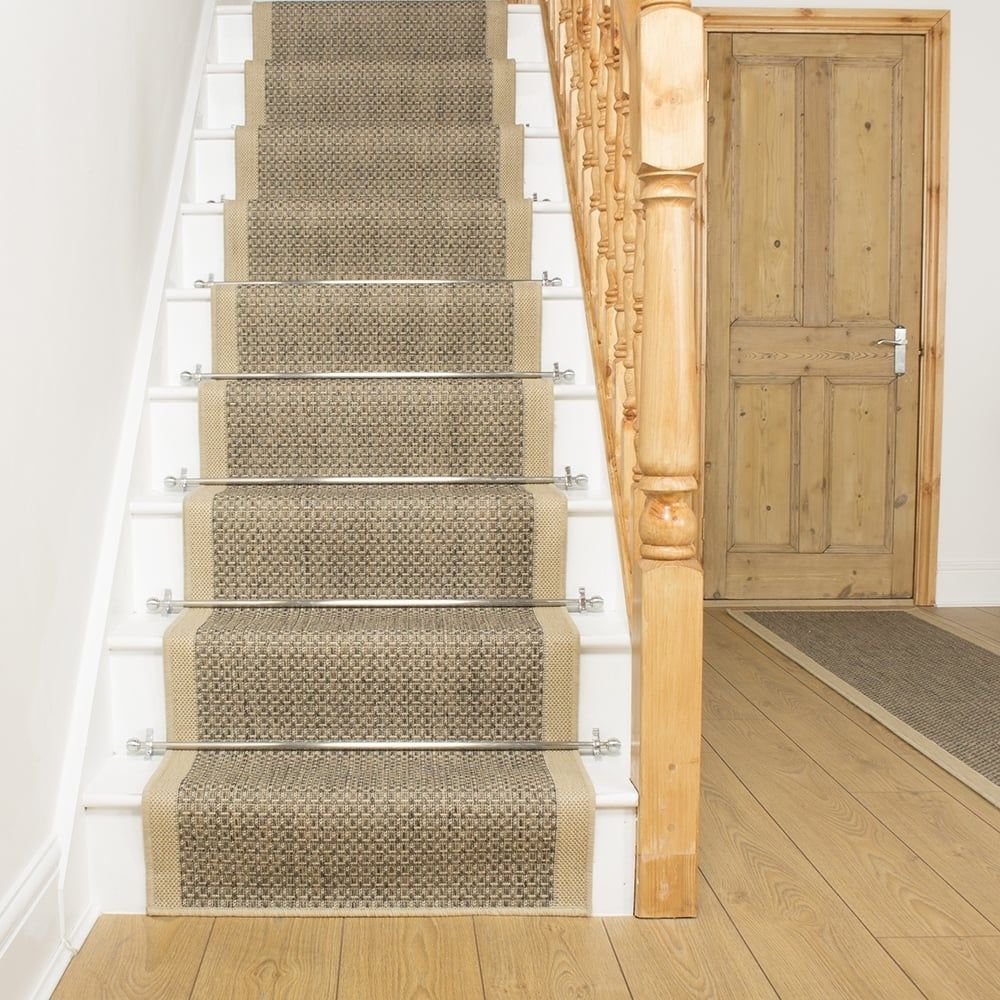 Tweed Stair Runner Rug Gingham Pertaining To Carpets Runners For Stairs (View 17 of 20)