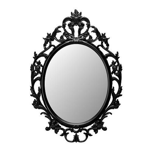 Ung Drill Mirror – Ikea With Black Victorian Style Mirrors (Photo 14 of 30)