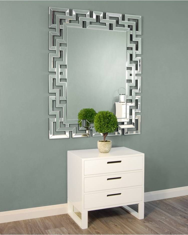 Unusual Mirrors | The Chandelier & Mirror Company With Frameless Large Wall Mirrors (View 7 of 20)