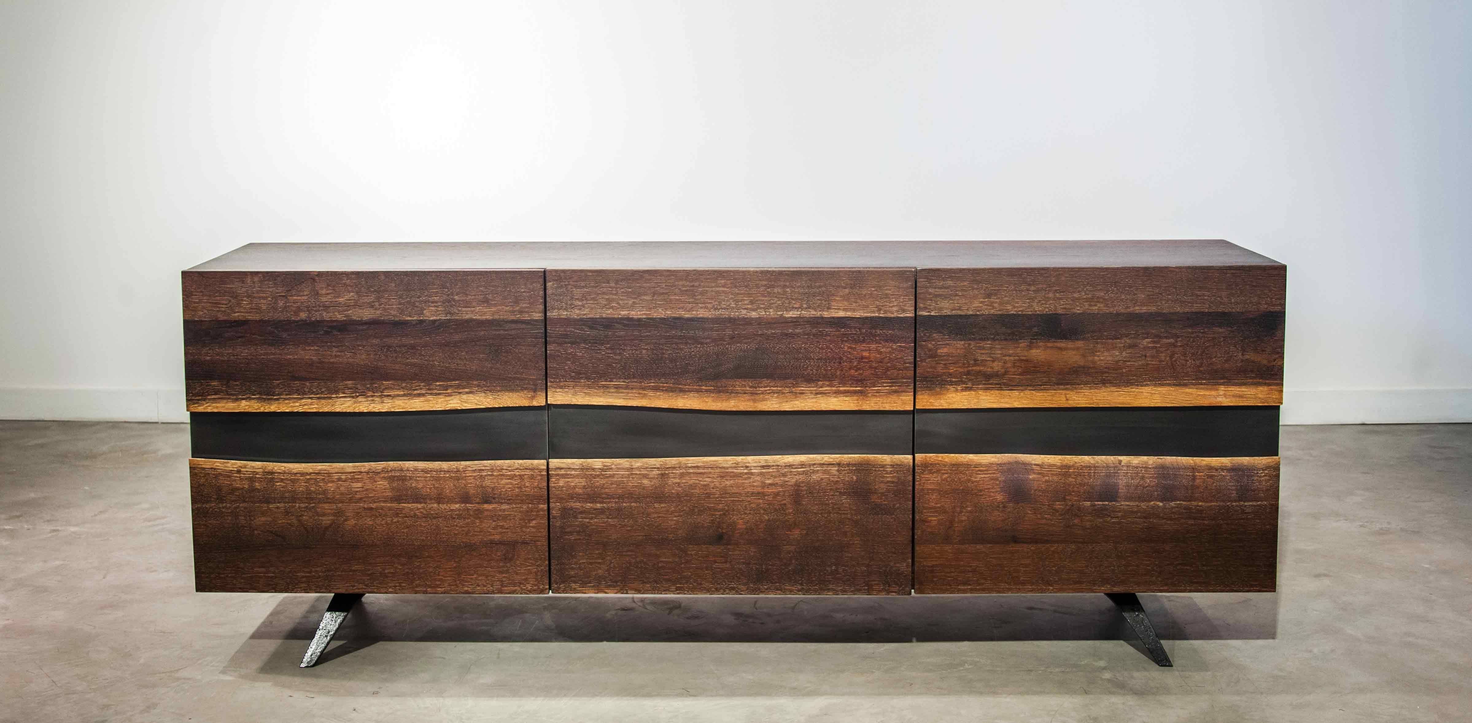 Vega Sideboard | Seared Oak – Thin & Bold For Thin Sideboard (View 2 of 20)