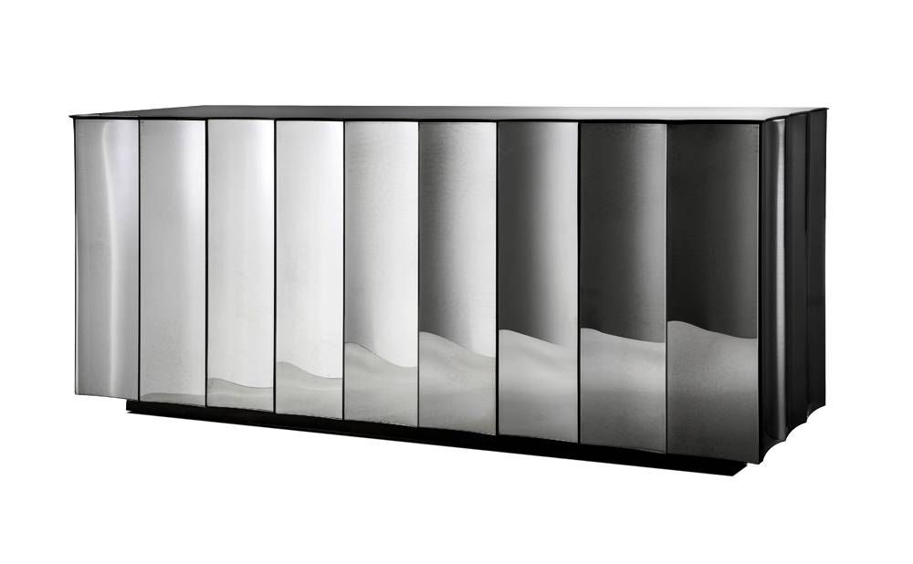 Venetian Mirror Glass Sideboard | Taylor Llorente Furniture Inside Venetian Sideboard Mirrors (View 2 of 20)