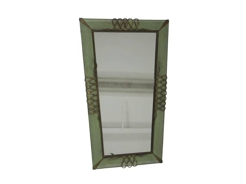 Vintage Italian Wall Mirror, 1940s For Sale At Pamono Inside Vintage Wall Mirrors (Photo 12 of 20)