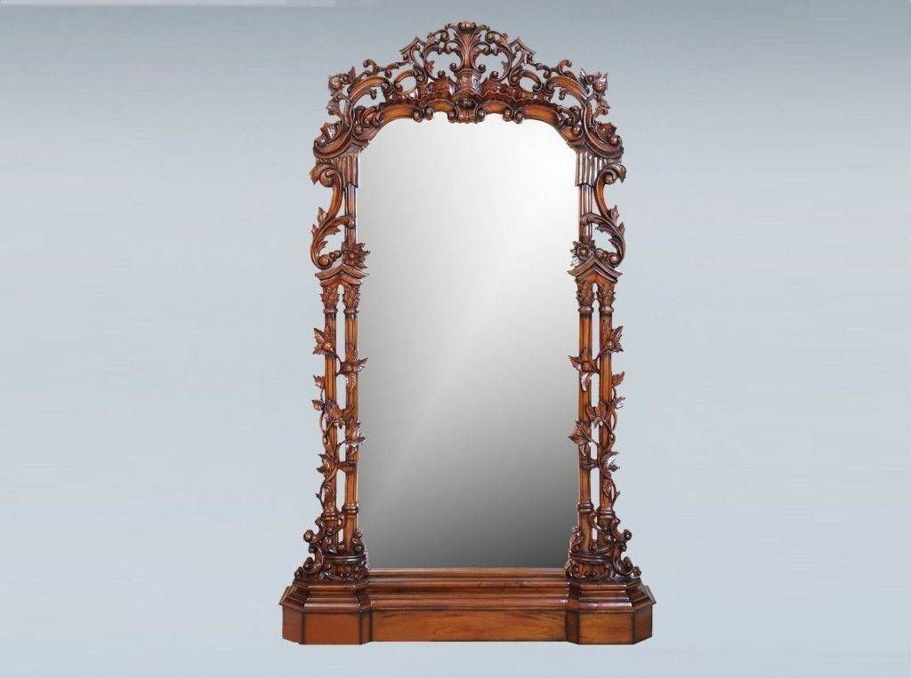 Vintage Standing Mirror | Inovodecor In Antique Free Standing Mirrors (View 6 of 20)
