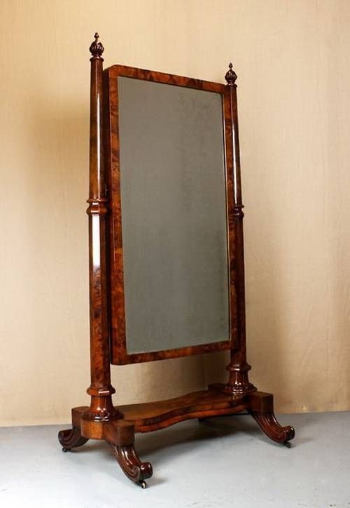 Vintage Standing Mirror | Inovodecor Within Antique Free Standing Mirrors (Photo 10 of 20)