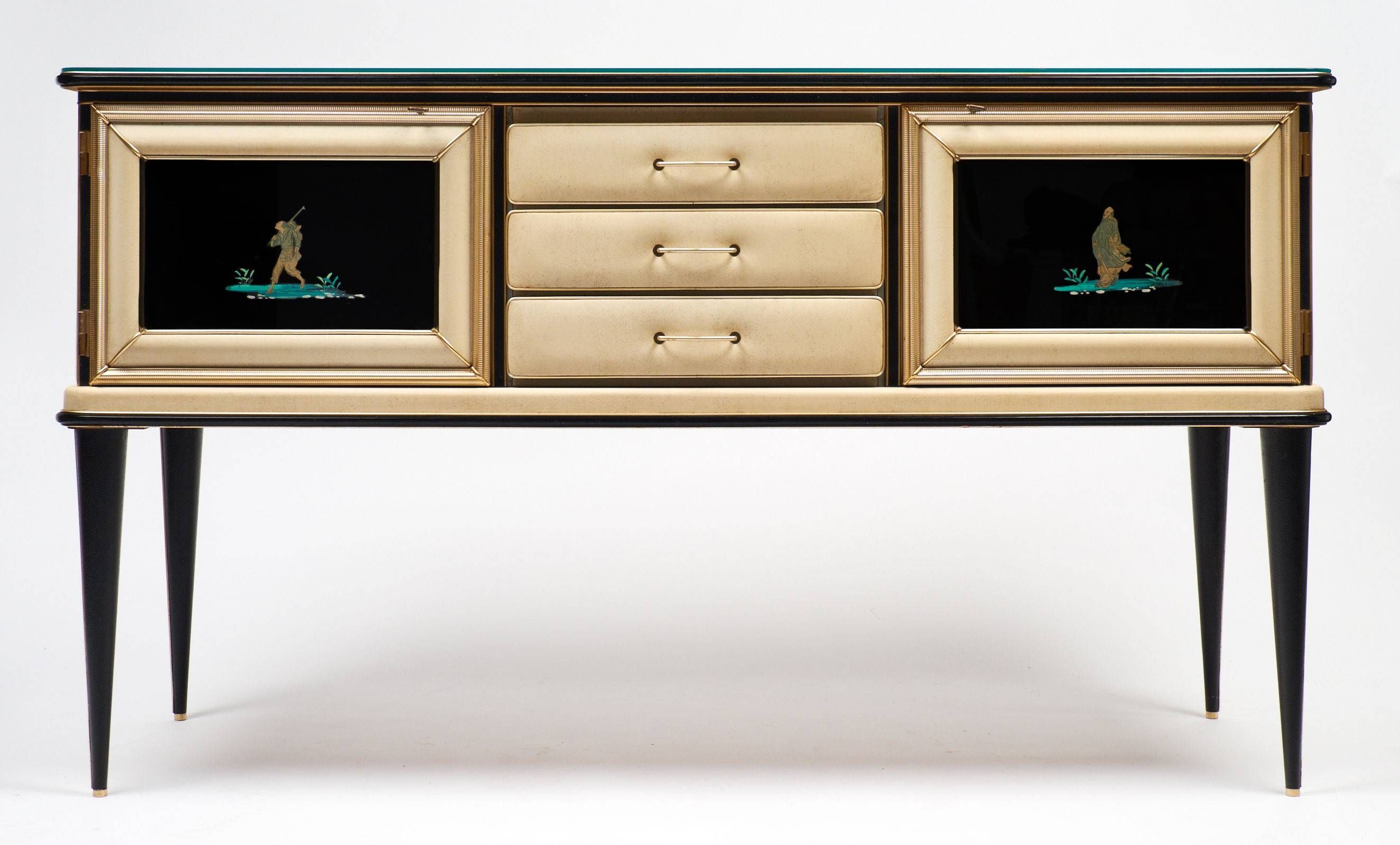 Vintage Umberto Mascagni Chinoiserie Sideboard – Jean Marc Fray Intended For Chinoiserie Sideboard (View 9 of 20)