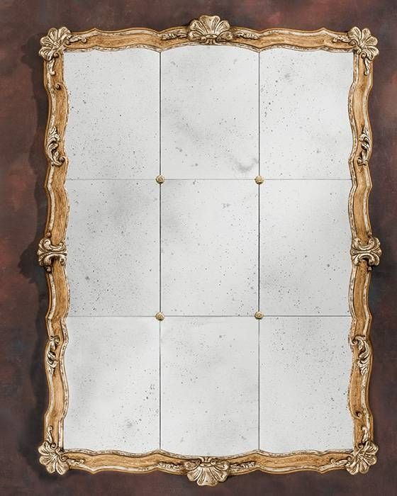 Wall Mirror And Antique Glass Mirror Intended For Antiqued Wall Mirrors (Photo 16 of 20)