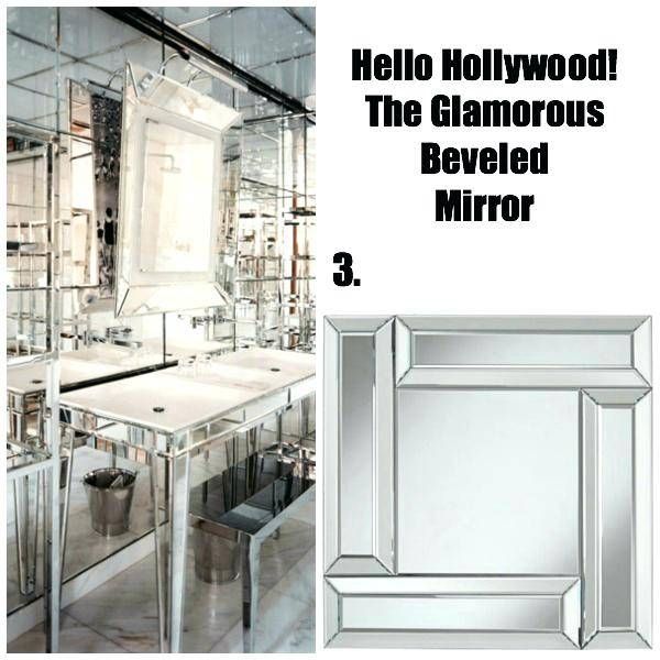Wall Mirror ~ Beveled Wall Mirror Bathroom Vintage Bevelled Edge Pertaining To Vintage Bevelled Edge Mirrors (View 27 of 30)