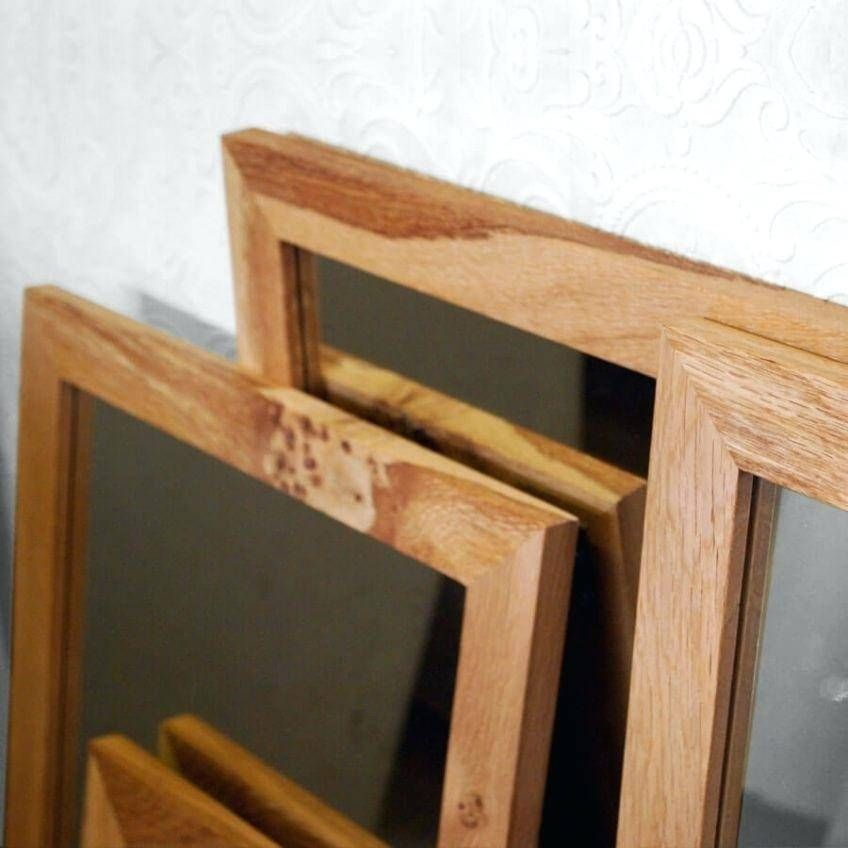 Wall Mirror ~ Copper Framed Wall Mirror Rustic Oak Framed Wall In Rustic Oak Framed Mirrors (Photo 5 of 30)