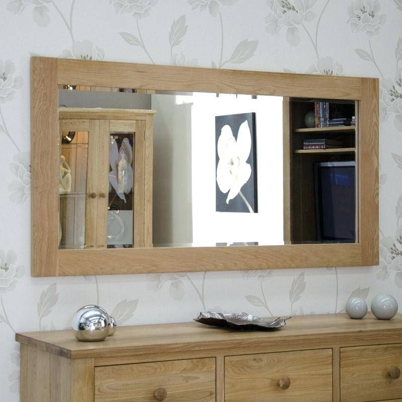 Wall Mirror ~ Copper Framed Wall Mirror Rustic Oak Framed Wall Regarding Rustic Oak Framed Mirrors (Photo 7 of 30)