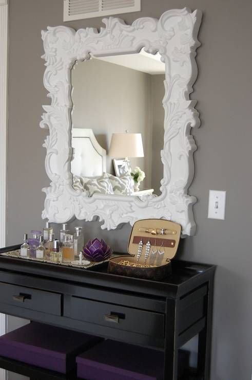 White Baroque Mirror Design Ideas With Small Baroque Mirrors (Photo 5 of 20)