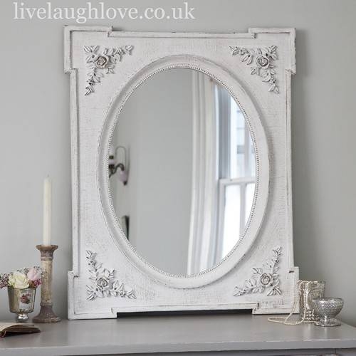 White Distressed Shabby Chic Mirror | Best Home Magazine Gallery Pertaining To Shabby Chic White Distressed Mirrors (View 20 of 30)