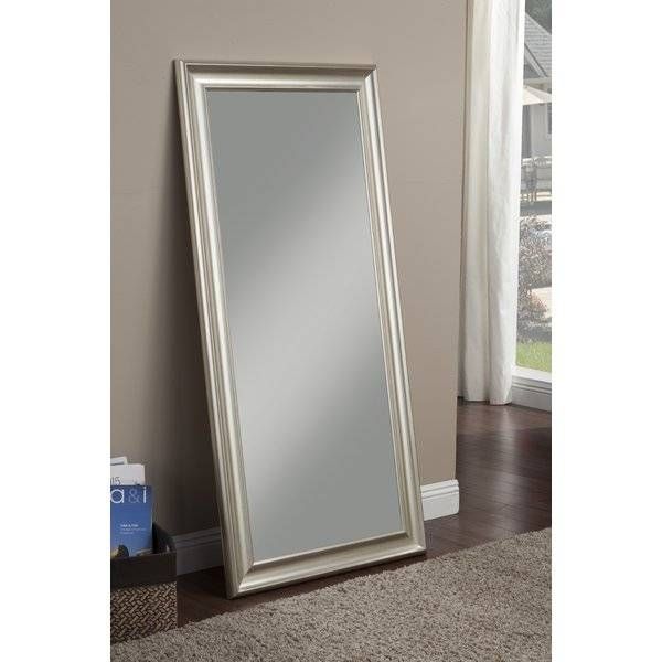 Willa Arlo Interiors Modern Full Length Leaning Mirror & Reviews Intended For Silver Long Mirrors (View 23 of 30)