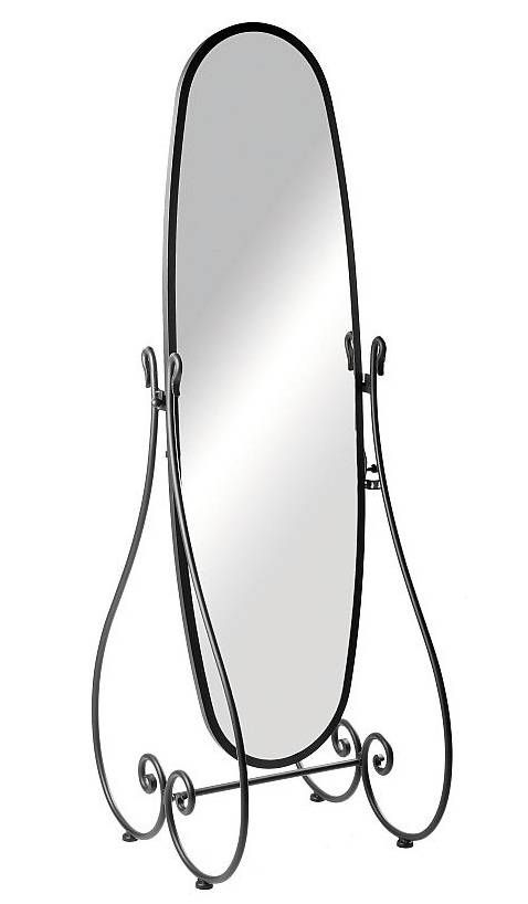 Wrought Iron Mirror Hand Forged With Wrought Iron Standing Mirrors (View 13 of 20)