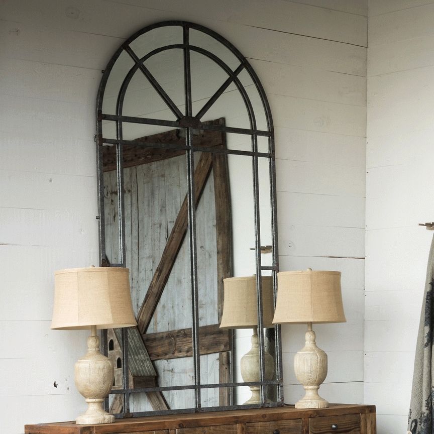 Wrought Iron Wall Mirrors – Wrought Iron Wall Decor – Iron Accents With Regard To Iron Framed Mirrors (Photo 13 of 20)