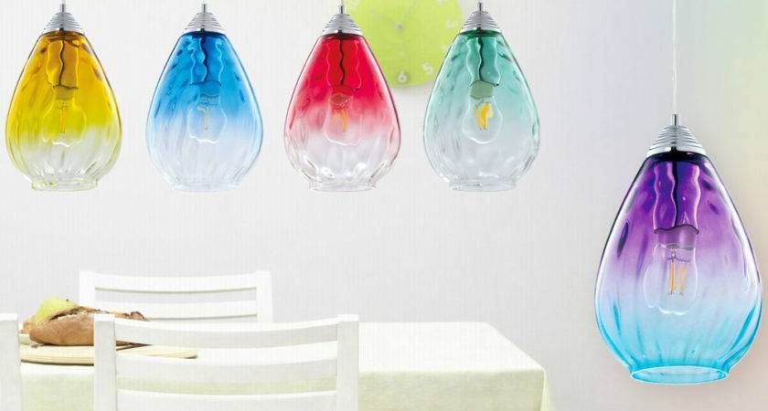 14 Spectacular Glass Pendant Light Shades Uk – Lentine Marine | 64947 Intended For Coloured Glass Lights Shades (Photo 7 of 15)