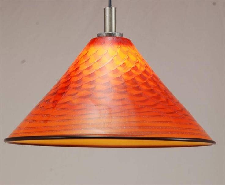 18 Best Kitchen Lighting Dreams Images On Pinterest | Kitchen Regarding Orange Glass Pendant Lights (Photo 8 of 15)