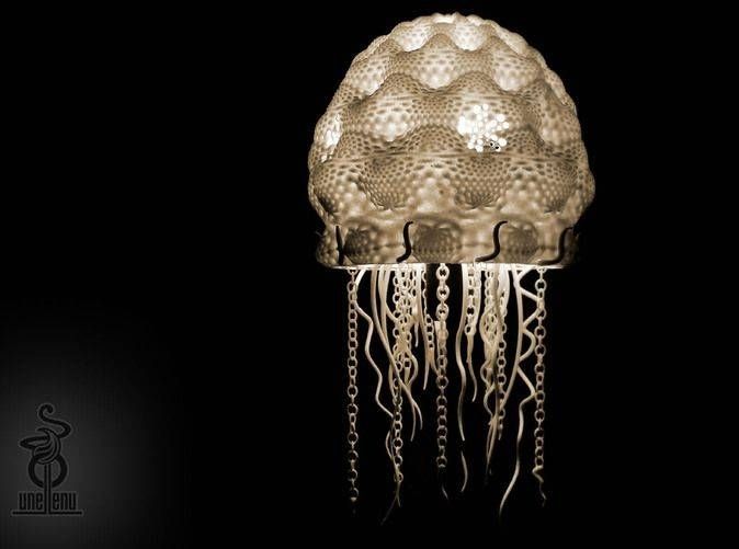 235 Best 3d Printed Lamp & Lighting Ideas Images On Pinterest Within Jellyfish Lights Shades (Photo 6 of 15)