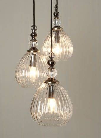 25+ Best Hanging Ceiling Lights Ideas On Pinterest | Bedroom Fairy Intended For Cluster Glass Pendant Light Fixtures (Photo 6 of 15)
