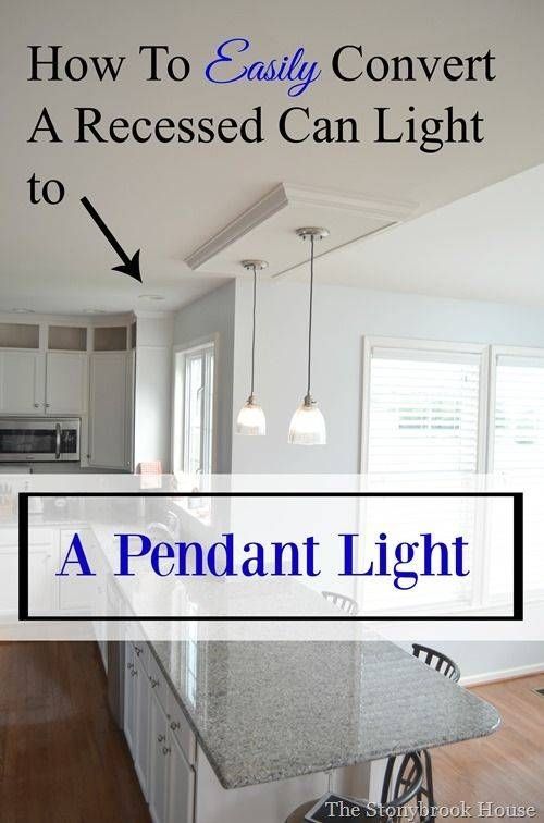25+ Best Recessed Can Lights Ideas On Pinterest | Led Can Lights In Recessed Light To Pendant Lights (View 10 of 15)