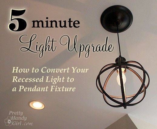 25+ Best Recessed Can Lights Ideas On Pinterest | Led Can Lights With Can Lights To Pendant Lights (View 7 of 15)