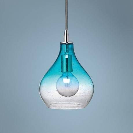 48 Best Lighting Images On Pinterest | Kitchen Lighting, Glass Regarding Aqua Glass Pendant Lights (View 15 of 15)