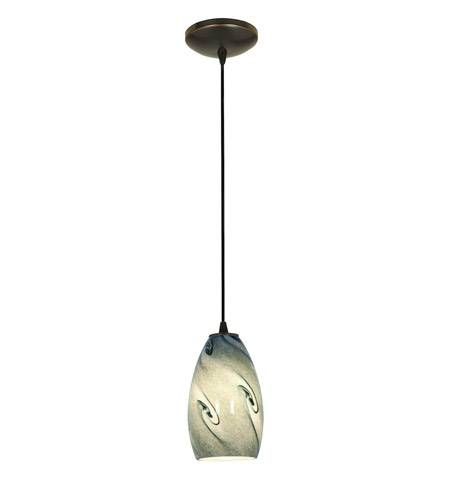 Access Lighting Sydney 1 Light Glass Pendant In Oil Rubbed Bronze Within Oiled Bronze Pendant Lights (Photo 15 of 15)