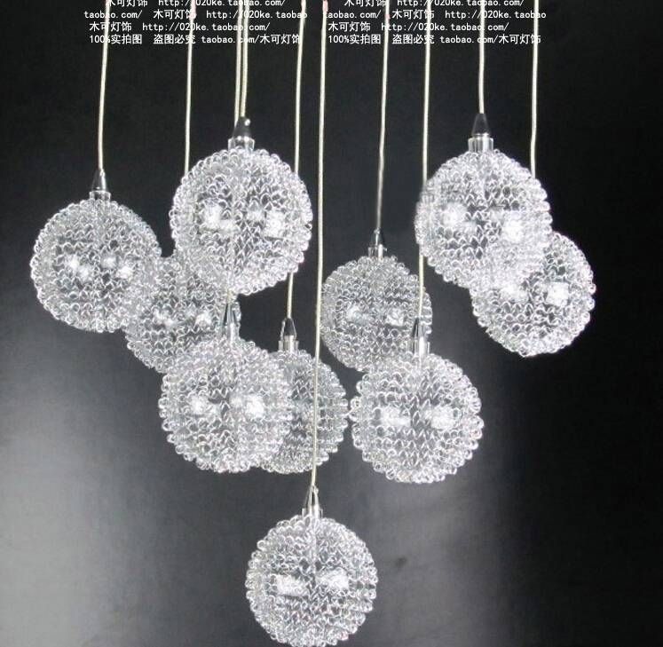 Aliexpress : Buy Aluminium Wire Ball Pendant Lights Hanglamp For Wire Ball Pendant Lights (Photo 9 of 15)