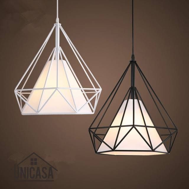 Aliexpress : Buy Black/white Shade Wrought Iron Lighting With Regard To Wrought Iron Lights Fixtures For Kitchens (View 8 of 15)