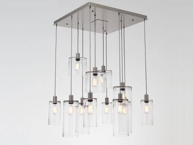 Apothecary 9 Or 12 Pc Sq. Chandelier | Artisan Crafted Lighting Throughout Apothecary Pendant Lights (Photo 13 of 15)