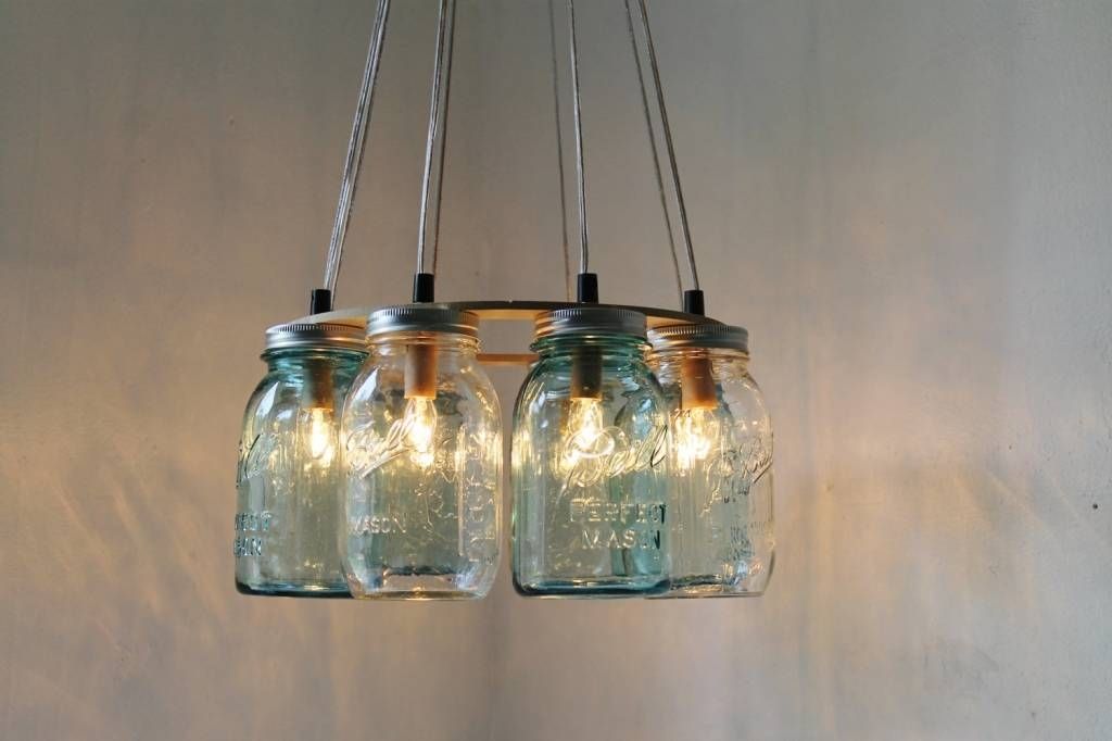 Awesome Recycled Light Fixtures Diy Recycled Light Fixture For Inside Recycled Glass Lights Fixtures (View 5 of 15)