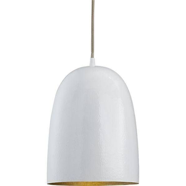 Bell Pendant Lamp – Crate And Barrel In Barrel Pendant Lights (View 14 of 15)