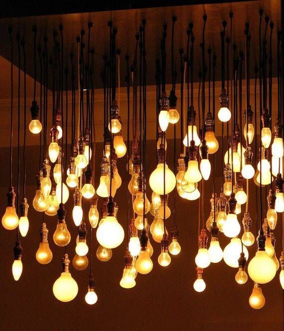 Best 10+ Hanging Light Bulbs Ideas On Pinterest | Light Bulb Vase Pertaining To Bare Bulb Lights Fixtures (Photo 7 of 15)