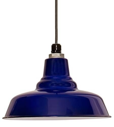 Featured Photo of 15 Collection of Navy Pendant Lights