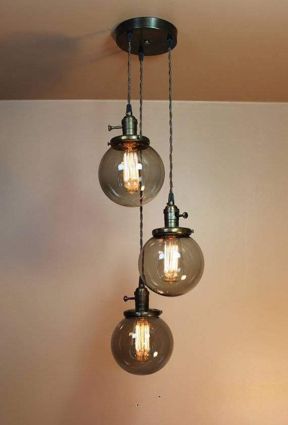 Best 20+ Edison Light Chandelier Ideas On Pinterest | Edison Bulb Pertaining To Triple Pendant Light Fixtures (Photo 4 of 15)