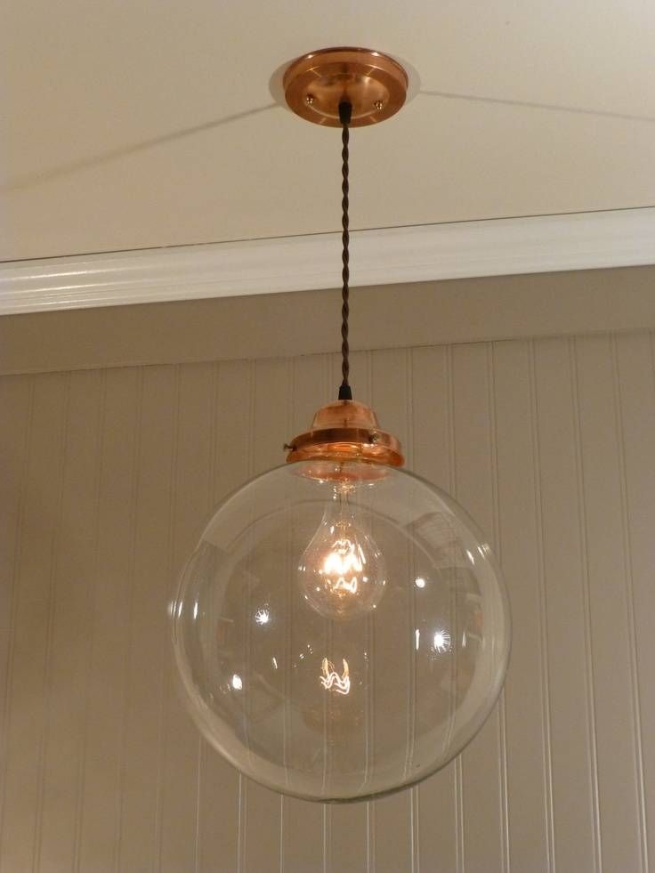 Best 25+ Clear Glass Pendant Light Ideas On Pinterest | Glass Regarding Round Clear Glass Pendant Lights (Photo 3 of 15)