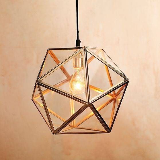 Best 25+ Geometric Pendant Light Ideas On Pinterest | Designer In Wire And Glass Pendant Lights (View 12 of 15)