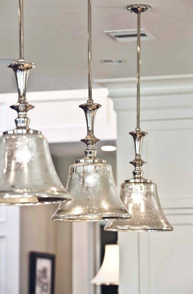 Best 25+ Glass Pendant Light Ideas On Pinterest | Kitchen Pendants Inside Glass Bell Shaped Pendant Light (View 13 of 15)
