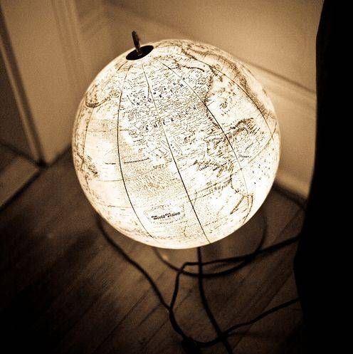 Best 25+ Globe Lamps Ideas On Pinterest | Globes, Global Map And Within World Globe Lights Fixtures (View 5 of 15)