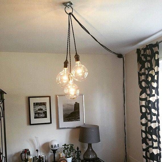 Best 25+ Hanging Pendants Ideas Only On Pinterest | Bathroom Light Inside Plugin Ceiling Lights (Photo 4 of 15)