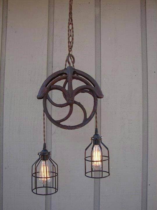Best 25+ Pulley Light Ideas On Pinterest | Pulley, Vintage In Pulley Lights Fixtures (View 2 of 15)