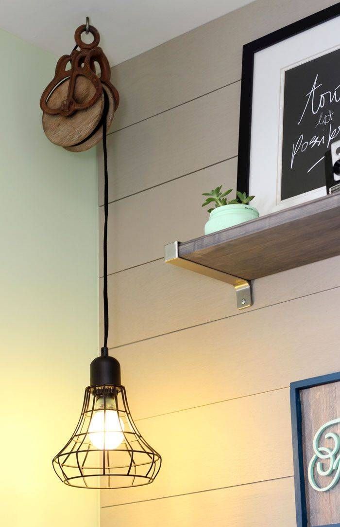 Best 25+ Pulley Light Ideas On Pinterest | Pulley, Vintage Inside Hanging Plugin Pendant Lights (View 11 of 15)
